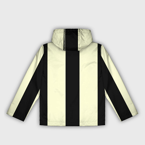 Женская ветровка Color black beige line / 3D-Белый – фото 2