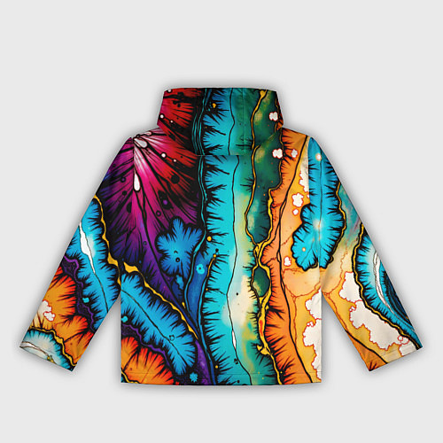Женская ветровка Разноцветный узор / 3D-Белый – фото 2