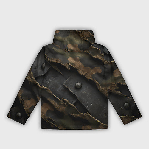 Женская ветровка Камуфляжная ткань на металле / 3D-Белый – фото 2