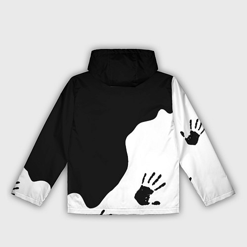 Женская ветровка Doom отпечатки демона / 3D-Белый – фото 2