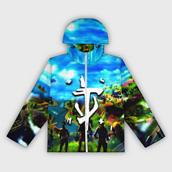 Женская ветровка Fortnite x doom logo