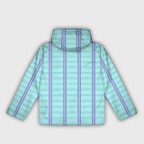 Женская ветровка Color light blue cage / 3D-Белый – фото 2