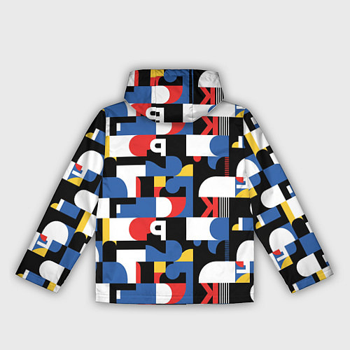 Женская ветровка Геометрия букв / 3D-Белый – фото 2