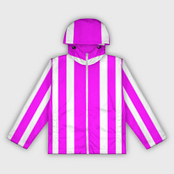 Женская ветровка Color white pink stripes