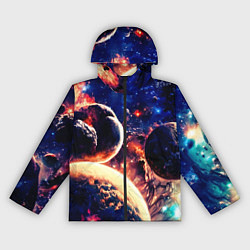 Женская ветровка Фантастический космос планеты