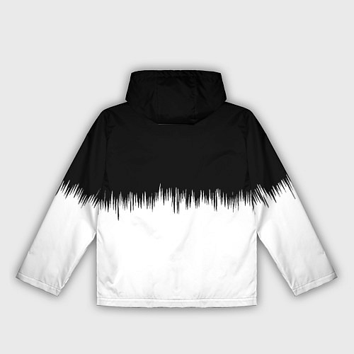 Женская ветровка Doom краски черно белый / 3D-Белый – фото 2