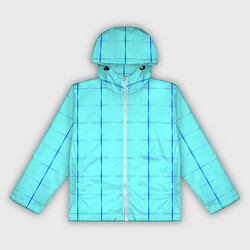 Ветровка с капюшоном женская Сolor blue line, цвет: 3D-белый
