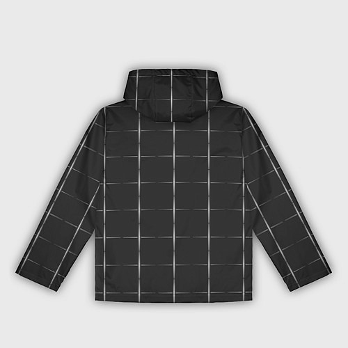 Женская ветровка Color grey white lines / 3D-Белый – фото 2