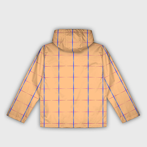Женская ветровка Color beige blue cross / 3D-Белый – фото 2
