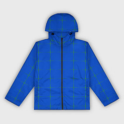 Ветровка с капюшоном женская Color blue stripes, цвет: 3D-черный