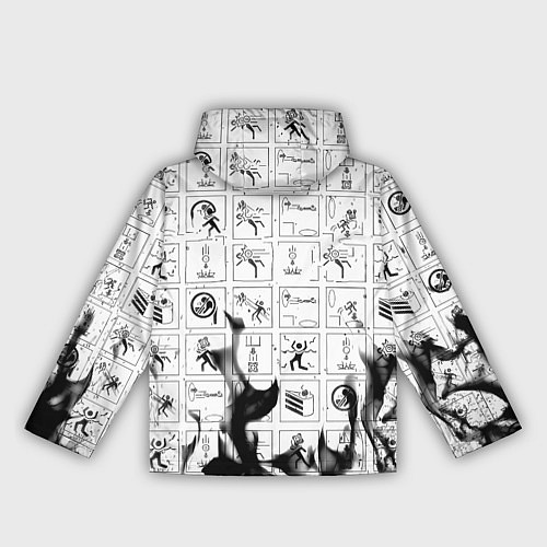 Женская ветровка Doom x portal fire / 3D-Белый – фото 2