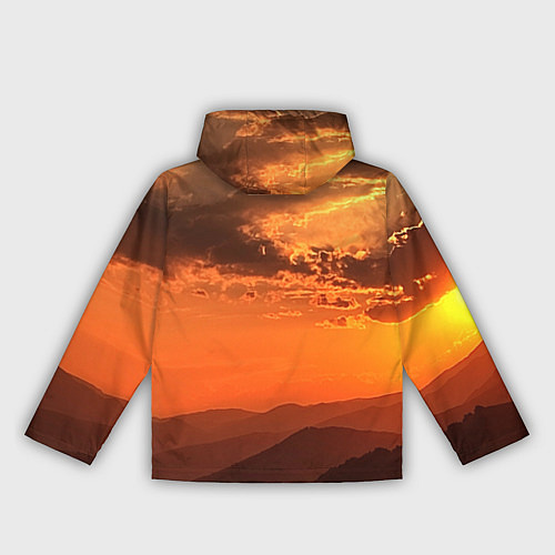 Женская ветровка Закат на перевале актопрак / 3D-Белый – фото 2