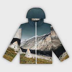 Ветровка с капюшоном женская Фардык-Кешене, цвет: 3D-белый