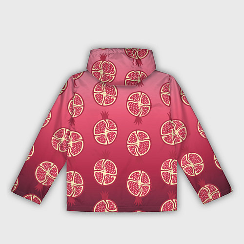 Женская ветровка Сочные гранаты / 3D-Белый – фото 2