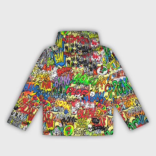 Женская ветровка Monster energy sticker grafity / 3D-Белый – фото 2