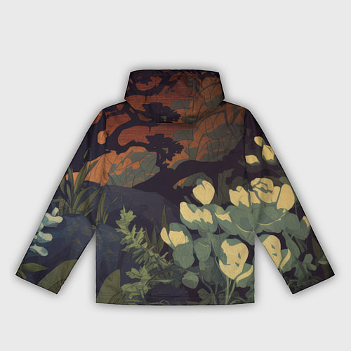 Женская ветровка Металл арт - долина - череп / 3D-Белый – фото 2