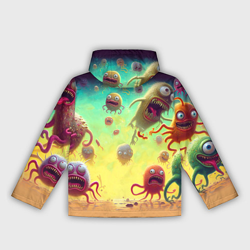 Женская ветровка Рик Санчес убегает от монстров / 3D-Белый – фото 2