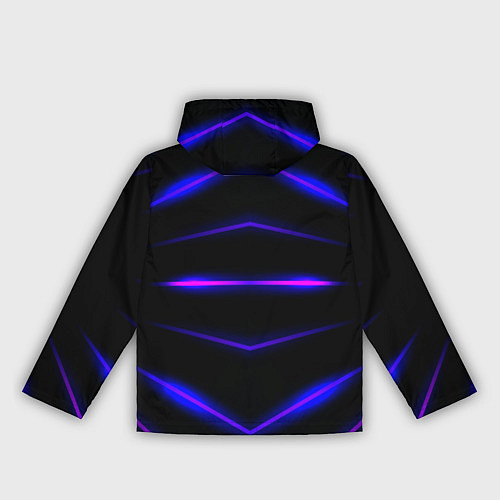 Женская ветровка Color black neon stripes / 3D-Белый – фото 2