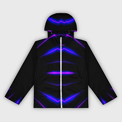 Ветровка с капюшоном женская Color black neon, цвет: 3D-белый