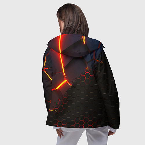 Женская ветровка Monster energy броня краски / 3D-Черный – фото 4