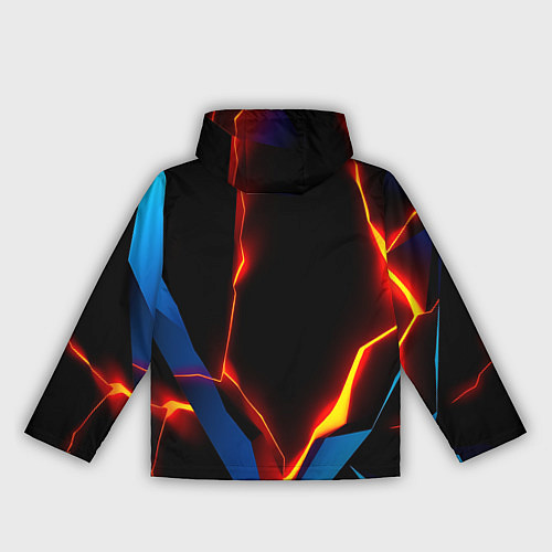 Женская ветровка Neon orange glow / 3D-Белый – фото 2