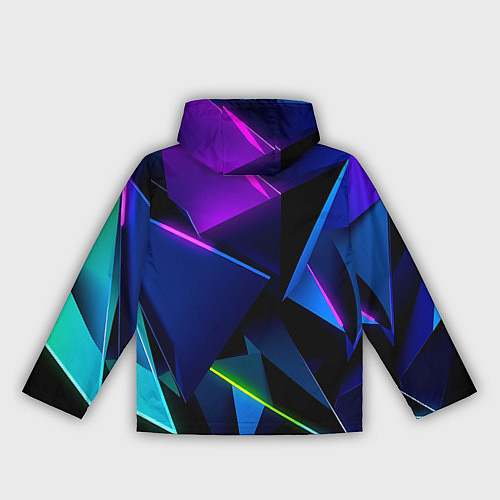 Женская ветровка Neon geometric / 3D-Белый – фото 2