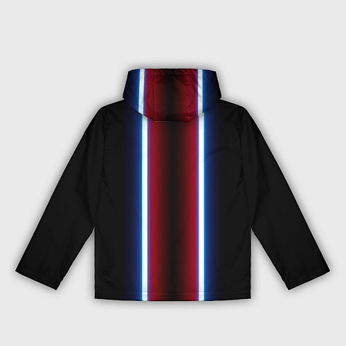 Женская ветровка Color white blue red neon / 3D-Белый – фото 2