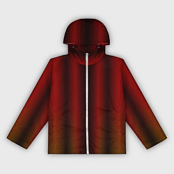 Ветровка с капюшоном женская Neon red orange lines, цвет: 3D-белый