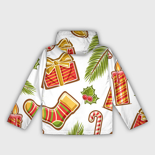 Женская ветровка Рождественский вайб / 3D-Белый – фото 2