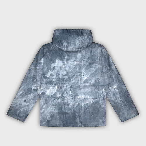 Женская ветровка Абстракция - gray-blue / 3D-Белый – фото 2