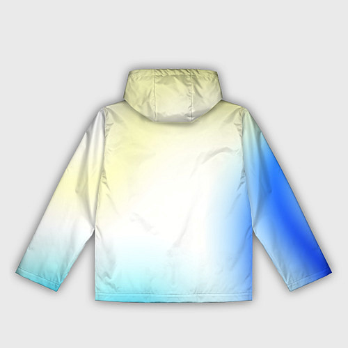 Женская ветровка Color yellow blue white / 3D-Белый – фото 2