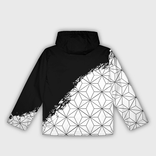 Женская ветровка Liverpool краски текстура геометрия / 3D-Белый – фото 2