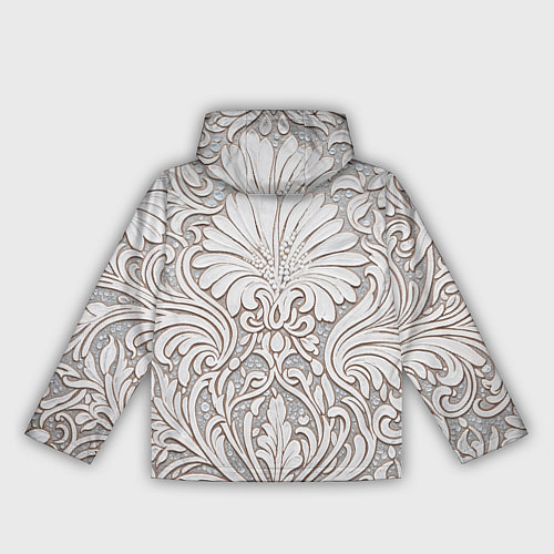 Женская ветровка Вензельные цветы / 3D-Белый – фото 2