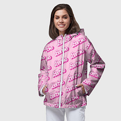 Ветровка с капюшоном женская Barbie Pattern, цвет: 3D-белый — фото 2