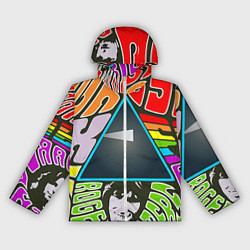 Ветровка с капюшоном женская Pink Floyd, цвет: 3D-белый