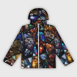 Ветровка с капюшоном женская Dota 2: All Pick, цвет: 3D-белый
