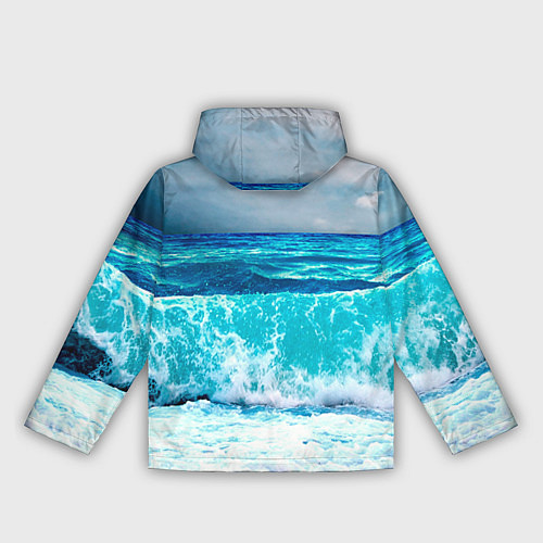 Женская ветровка Волны / 3D-Белый – фото 2