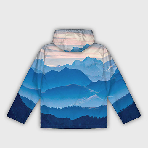 Женская ветровка Горы / 3D-Белый – фото 2