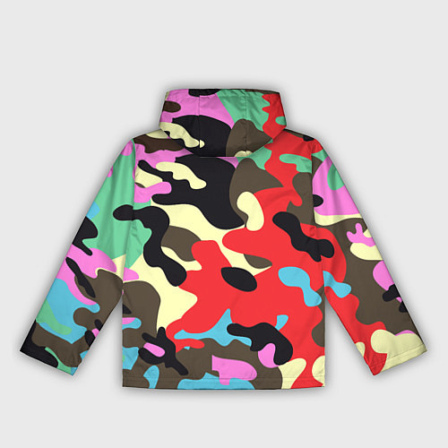 Женская ветровка Яркий камуфляж / 3D-Белый – фото 2