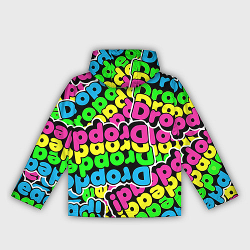 Женская ветровка Drop Dead: Acid Pattern / 3D-Черный – фото 2