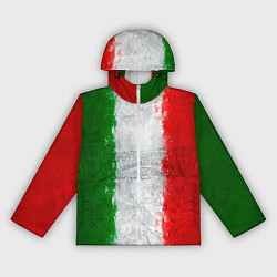 Ветровка с капюшоном женская Italian, цвет: 3D-белый