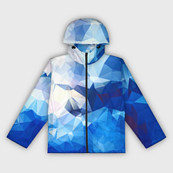 Ветровка с капюшоном женская Абстракция, цвет: 3D-черный