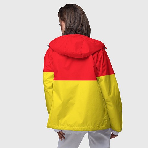 Женская ветровка Сборная Испании: Евро 2016 / 3D-Черный – фото 4